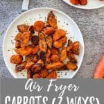 Air Fryer Carrots PIN image