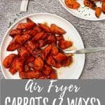 Air Fryer Carrots PIN image