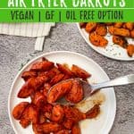 Air Fryer Carrots PIN image