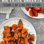 Air Fryer Carrots PIN image