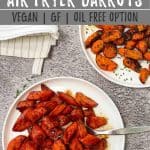 Air Fryer Carrots PIN image