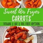 Air Fryer Carrots PIN image
