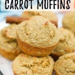 Banana carrot muffins pin.