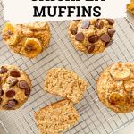 Banana chickpea muffins PIN.