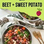 Beetroot and sweet potato salad PIN.