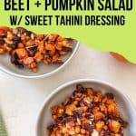 Beetroot Pumpkin Salad PIN.