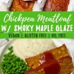 chickpea meatloaf pin