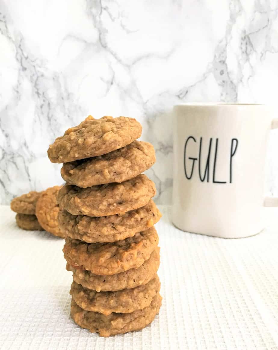Chickpea Cookies with coffee mug
