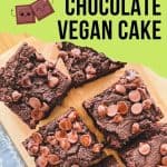 Chocolate black bean cake PIN.