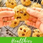 Vegan chocolate chip cookies pin