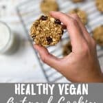 Healthy Vegan Oatmeal Cookies PIN