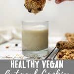 Healthy Vegan Oatmeal Cookies PIN