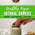 Healthy Vegan Oatmeal Cookies PIN