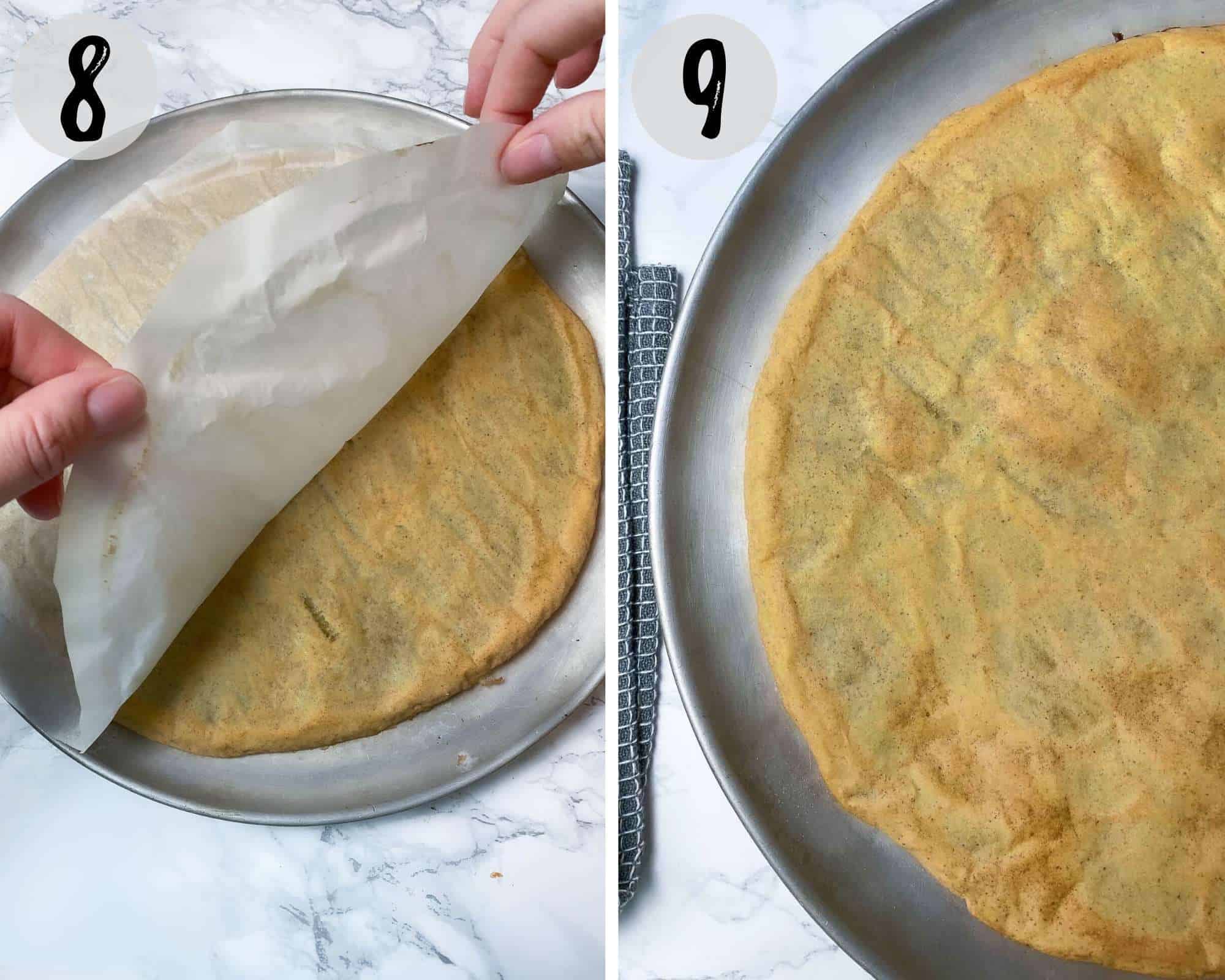 baked lentil pizza crust