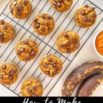 Pumpkin banana muffins PIN.
