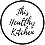 This Healthy Kitchen Logo in black circle