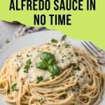 Vegan alfredo sauce PIN.