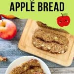 Vegan apple bread PIN.