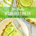 Vegan key lime pie pin.