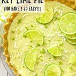 Vegan key lime pie pin.