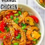 Vegan orange chicken PIN.